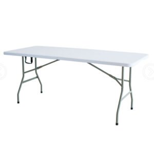 Mesa Plegable Multifuncional 180 x 74 x 74 cm con asa para facilitar su desplazamiento