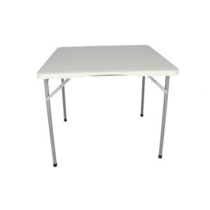 Well Home Mesa plegable foramto cuadrado de polietileno 88x88x74cm